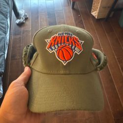 New York Knicks Winter Hat with Ear Flaps
