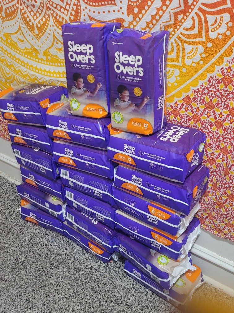 L/xl Kids Pullup Sleep Overs