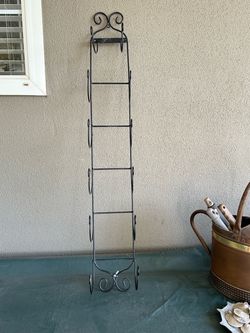 Black Wrought Iron Multi-Purpose Rack