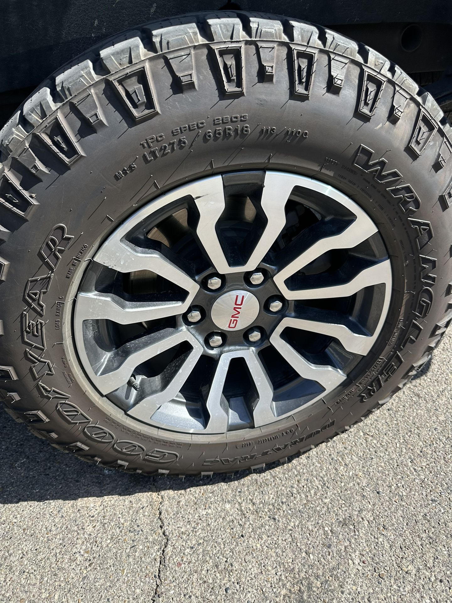 AT4 Wheels/ Goodyear Duratrac Tires 