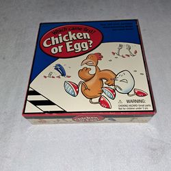 Chicken Or Egg Which Came First? Board Game In Excellent New Condition (Is Complete Nothing Missing)