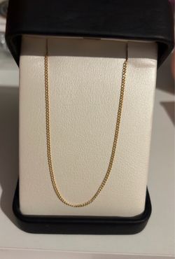 Necklace Cuban 18k gold 100% garantized