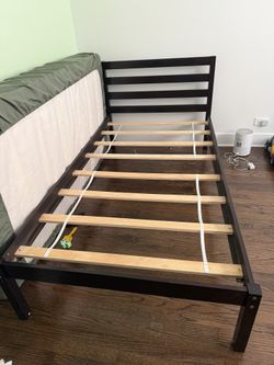 Twin Bed Frame/No Box Needed.