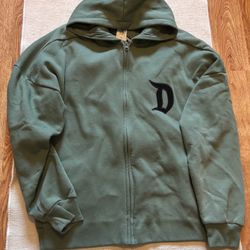 Disneyland Olive Green Logo Zip Up