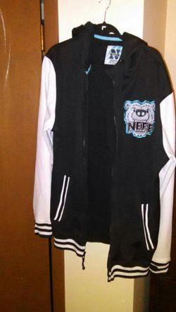 Mens jacket with hoodie