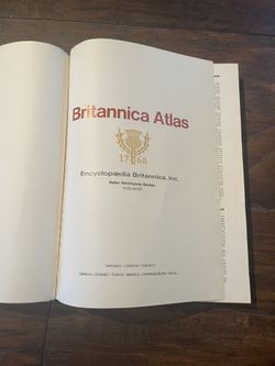 ENCYCLOPÆDIA BRITANNICA ATLAS INTERNATI Britannica Atlas [Jan 01, 1974] | eBay