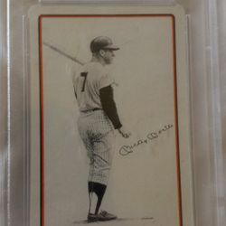 Mickey Mantle Psa Graded 10 1978 Sports Deck Div 7 Of Clubs Baseball Card 