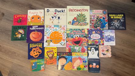 Lot of 20 Children's Holiday & Classic Board Books (pick up in 92119)