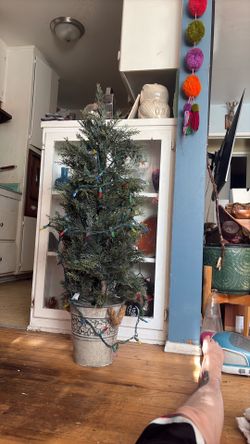 Mini fake 3” Christmas tree