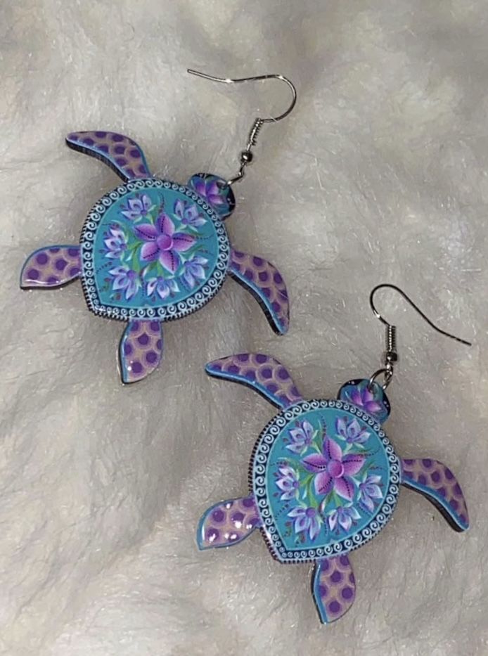 New Sea Turtle Earrings