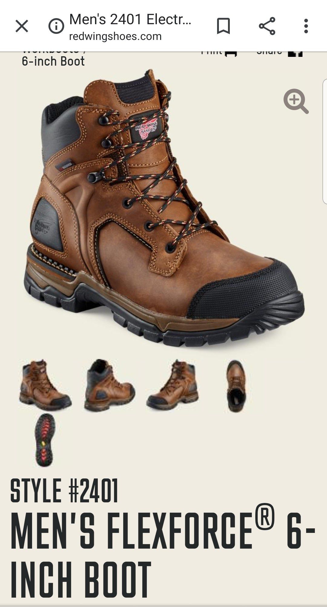 Red Wing boots (aluminum toe)
