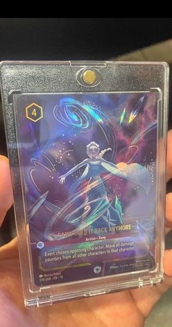 Disney Lorcana Elsa - Can't Hold It Back Anymore Enchanted Rare 228/204