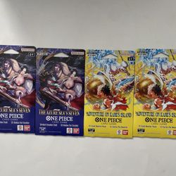 The Aruze Seas Seven & Adventure On Kami’s Island One Piece Sealed Booster Packs