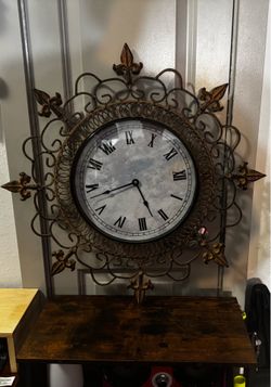 Decorative Metal wall clock 24inch