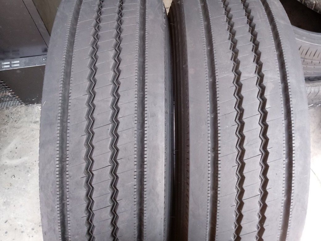 2 used tires 225/70/19.5 michelin.$60 each.1919 robie av mount dora fl 32757