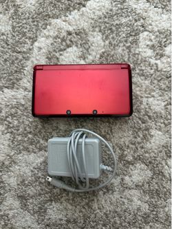 Nintendo 3ds console flame red
