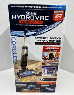 HydroVac MessMaster 3-in-1 Cleaner Bagless, Cordless, Washable Filter, Stick Vacuum for Hard Floor