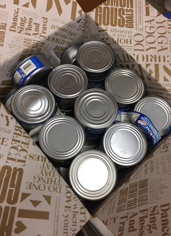 48 cans of expired tuna