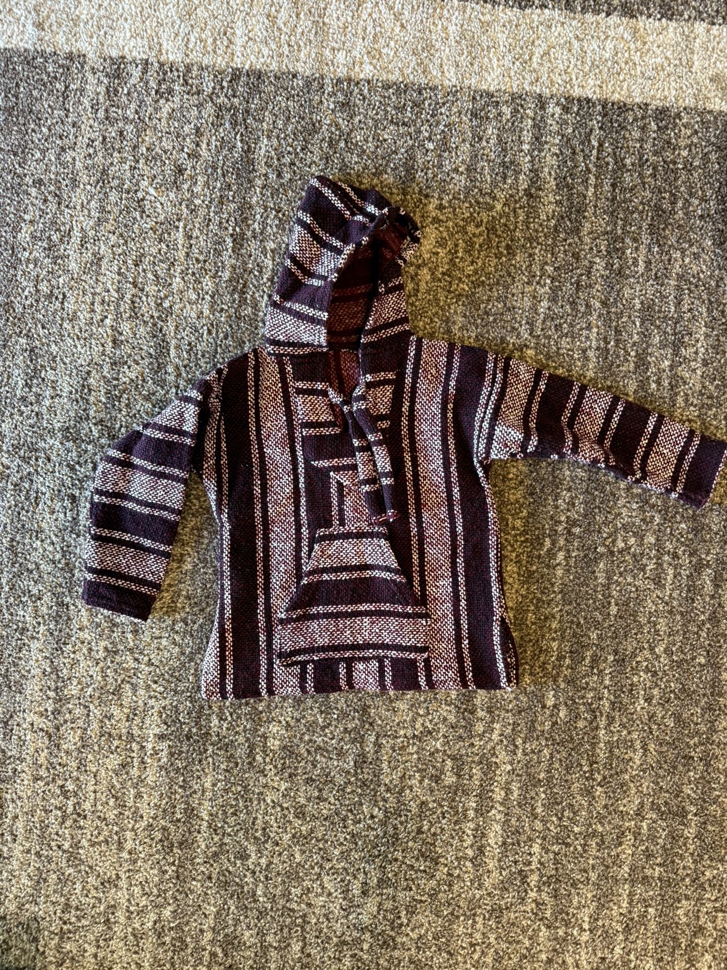 Kids Beach Sweater Poncho Size 5