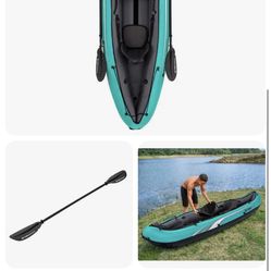 10 ft 2 Person Tobin Sports Wavebreak Kayak tandem paddles and pump included