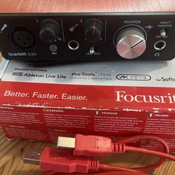 Focusrite Scarlett Solo Studio 