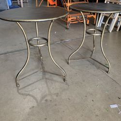 World Market Gold Metal Tables