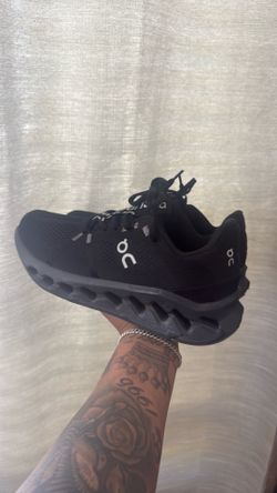 On cloud sneakers.