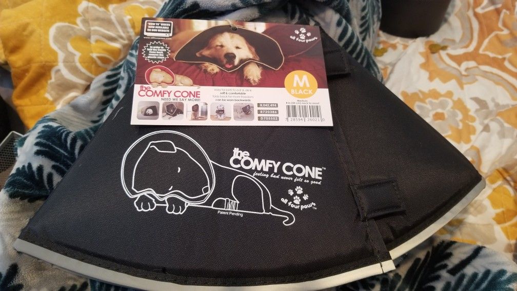 "Comfy Cone" For Dogs Size Medium