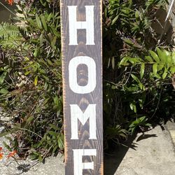Used - Home 36 inch X  7.5 inch Pine Pallet Wood Sign for decoration  