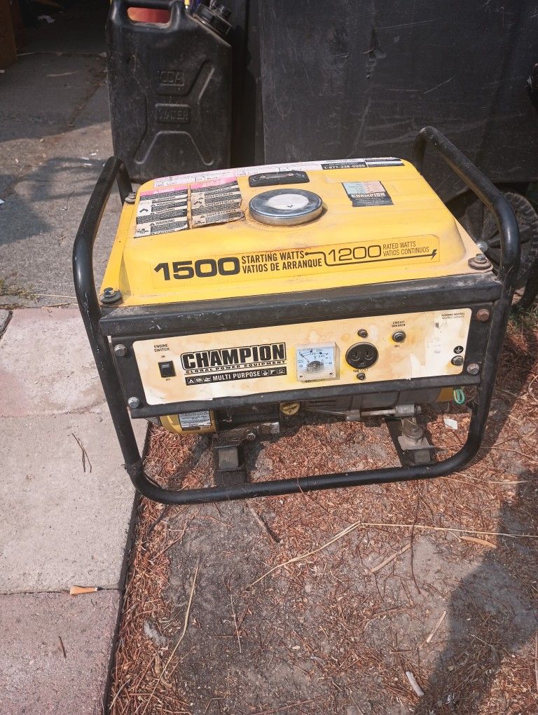 1500 Champion Generator asking $150