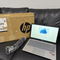 HP 14” Laptop Ryzen 7 16GB RAM 1TB SSD Windows 11 Silver Open Box B43BVUA