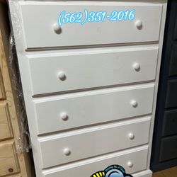 White Jumbo Pinewood Dresser Drawer Cajonera Comoda Nueva New 