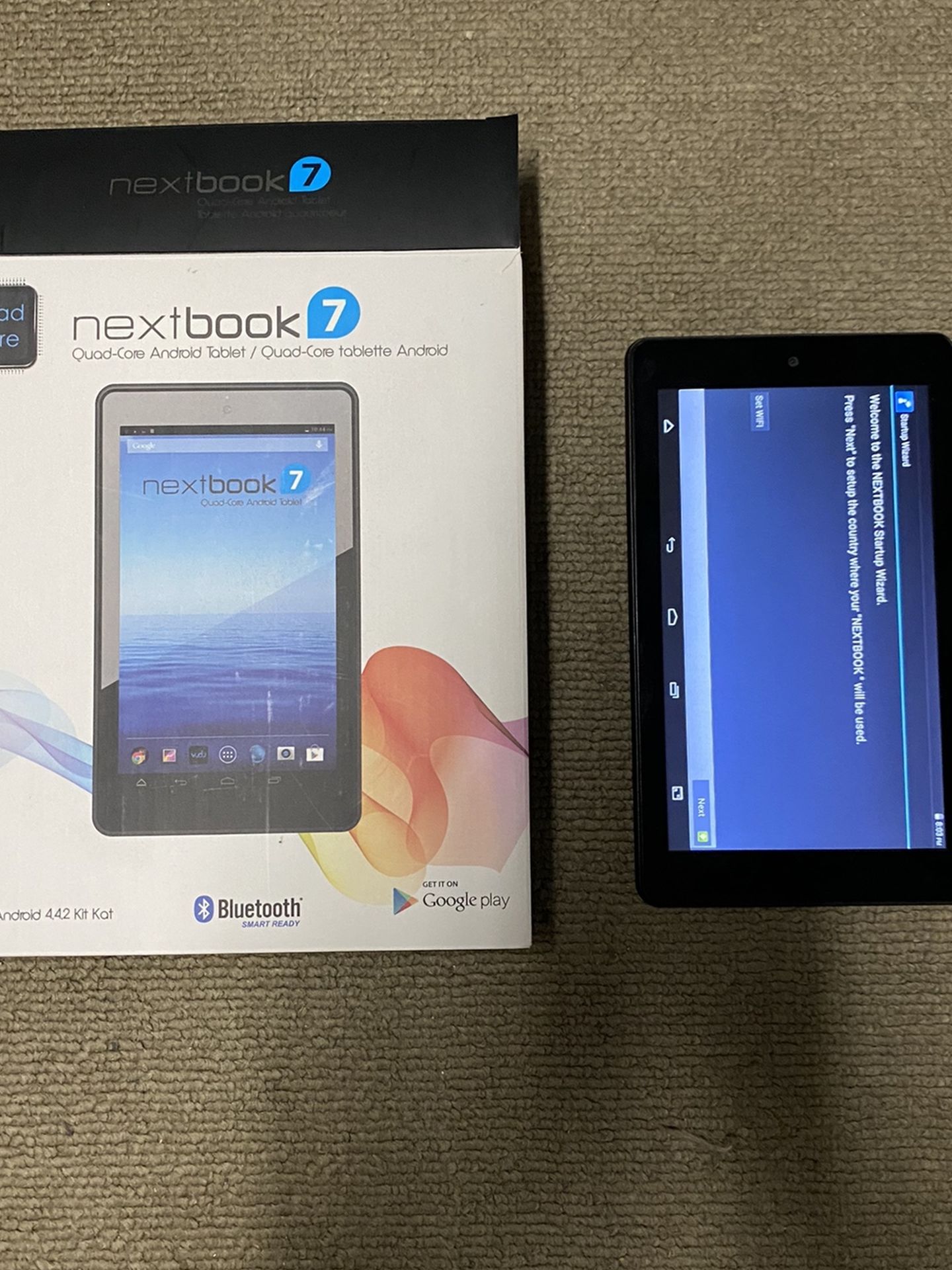 NextBook 7" Tablet 16GB 7IN Model Android Tested Works