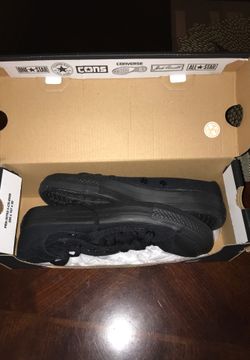 brand new high top black converse