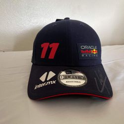 Sergio Perez Autographed Formula 1 Redbull Nine Forty Cap