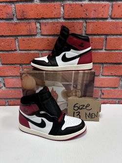 Nike Air Jordan 1 High OG Retro ‘Black Toe Reimagined’ Size 13