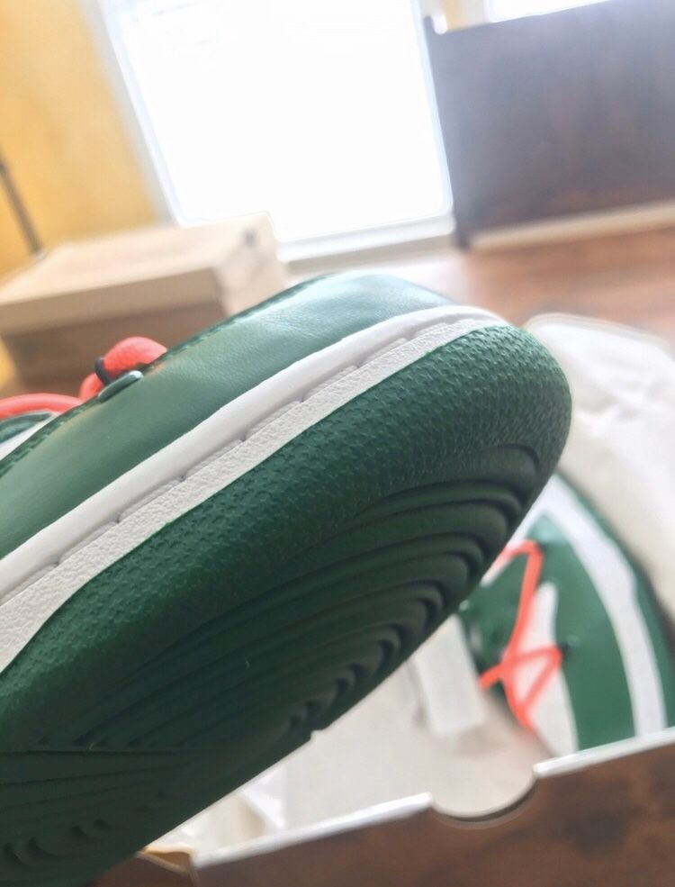 100% AUTHENTIC BRAND NEW NIKE OFF WHITE DUNK LOW WHITE PINE GREEN size 11  for Sale in West Covina, CA - OfferUp