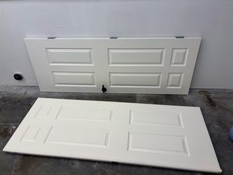 White Raised Panel Door Sections