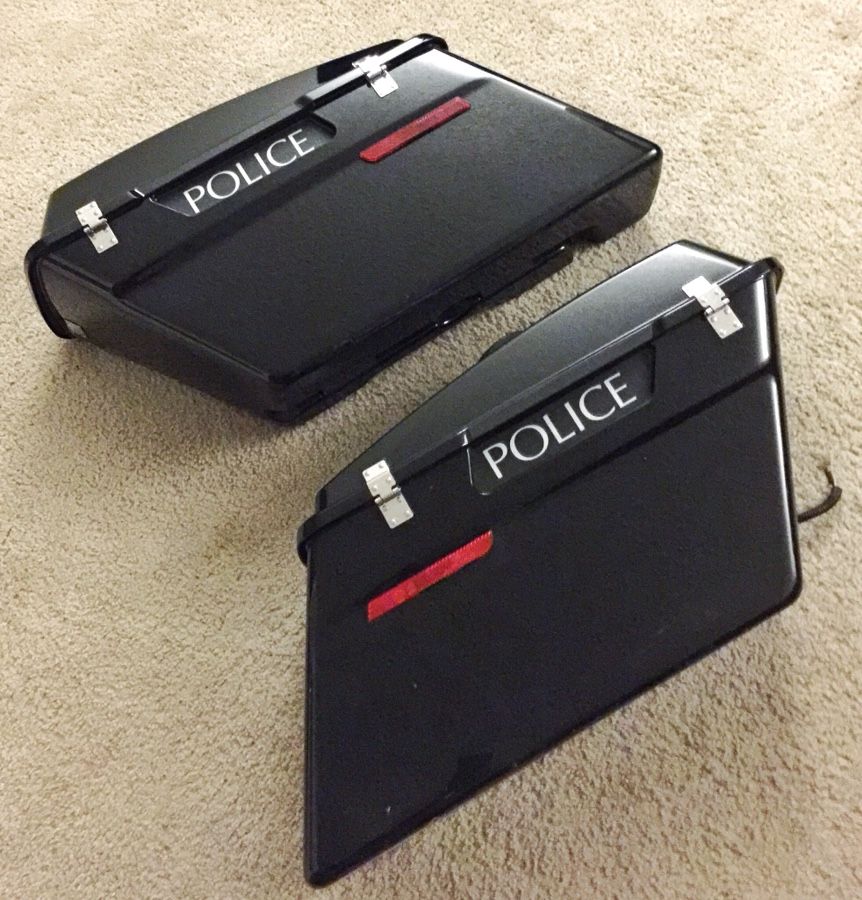 Harley police saddlebags