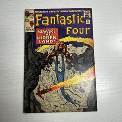 Fantastic Four #47 Inhumans & Dragon Man 1966 Vintage Stan Lee & Jack Kirby Art