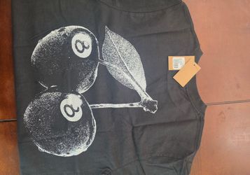 Stüssy 8 Ball Cherries Graphic T-Shirt Black Size Small – New With Tags