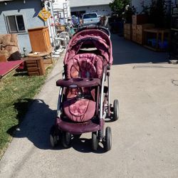 Graco Burgandy Stroller