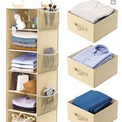 Hanging Closet Organizer Lime Green