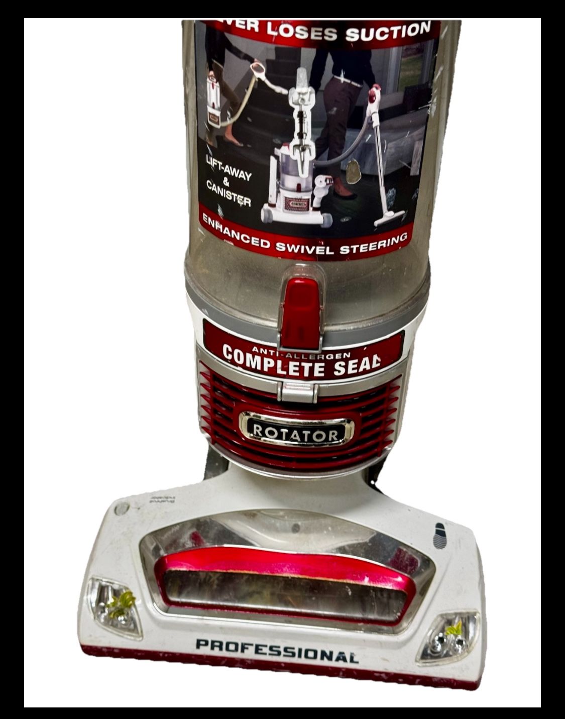 Shark Rotator Professional Lift-Away Bagless Upright Vacuum in Red