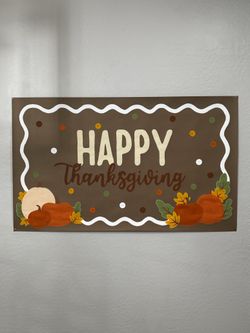 Thanksgiving Painted Banner