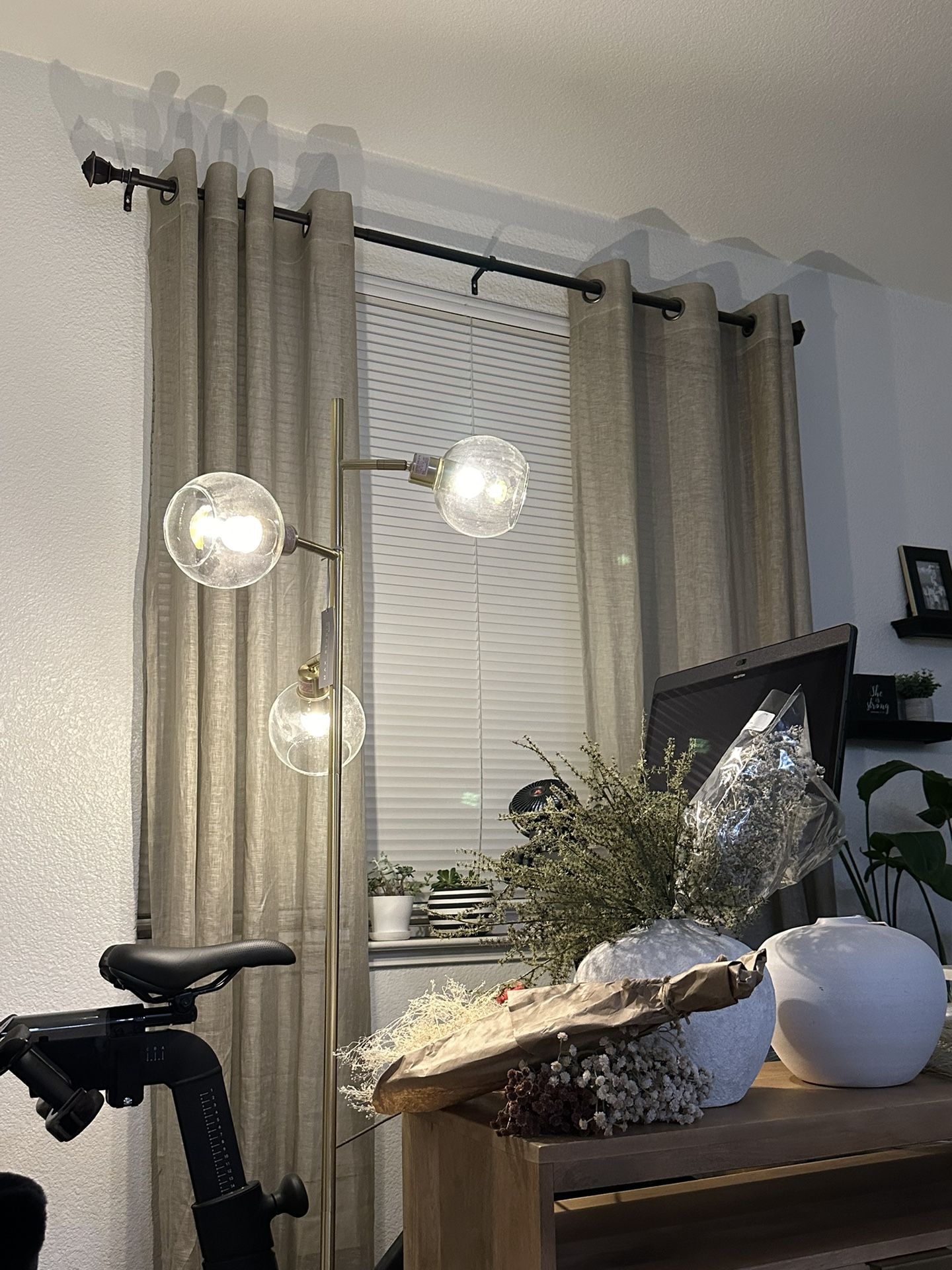 Curtain & Rod Set