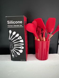11 set Silicone kitchen utensils