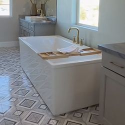 Sterling Kohler 60” Freestanding Back To Wall Bathtub 