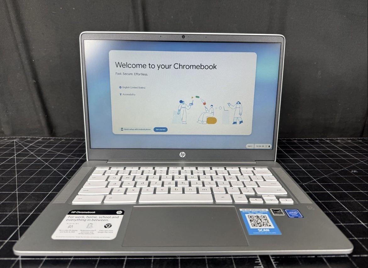 HP Chromebook 14a-na0020nr Laptop - Celeron N4020 - 4GB RAM - 32GB eMMC