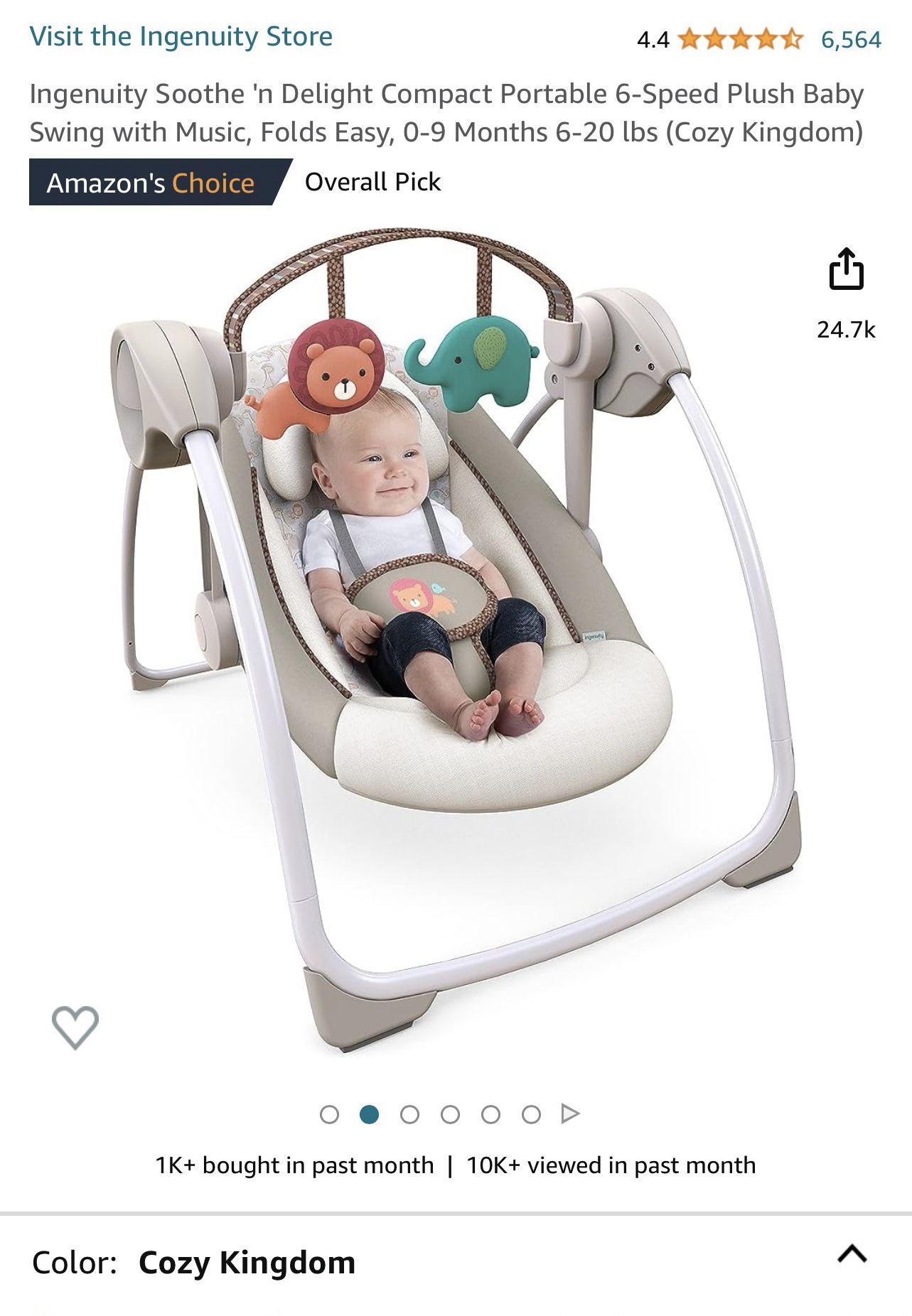 Ingenuity Baby swing 